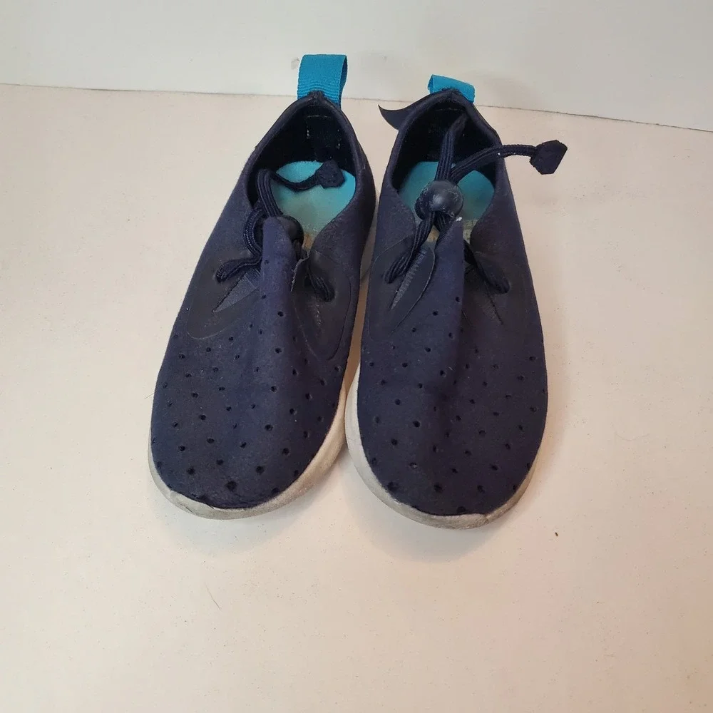Native Kids Apollo Moc Child‎ Slip-On Navy Blue Size 7 Water